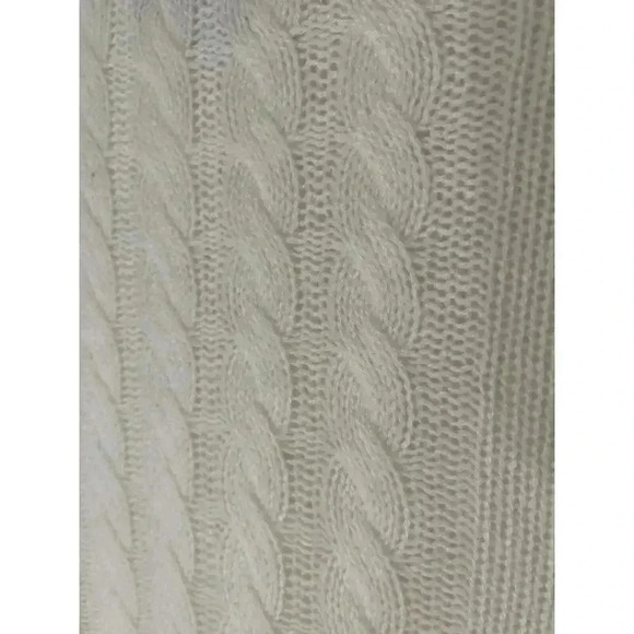 AMI Dans La Rue Anthropologie 100% Cashmere Sweater Poncho Ivory White Size XS - Picture 6 of 6